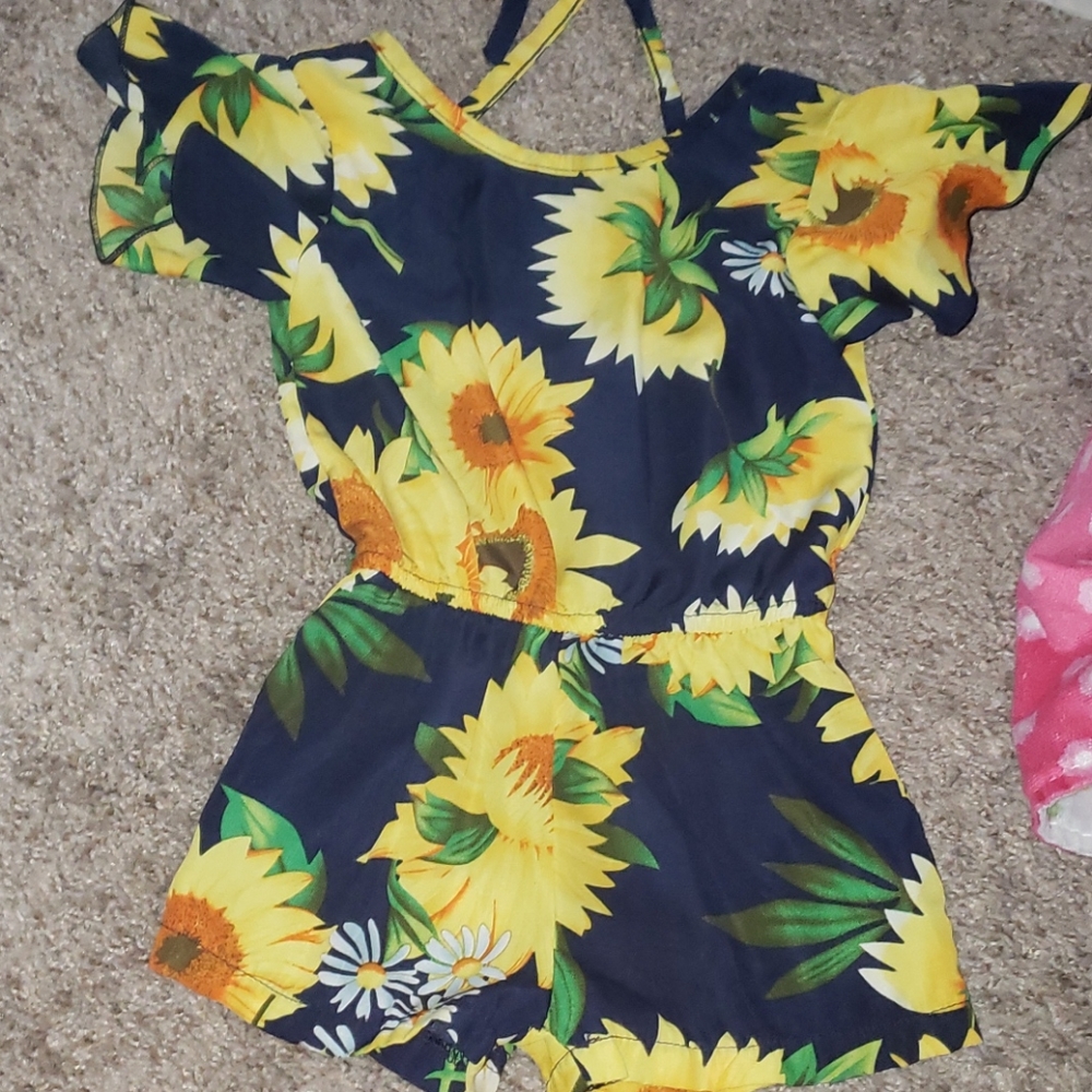 Sunflower romper